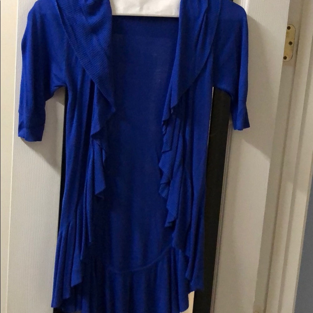 NWOT blue express cardigan